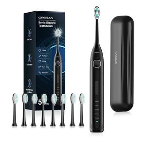 Electric Toothbrush with 8 Brush Heads